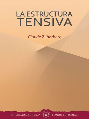 cover image of La estructura tensiva
